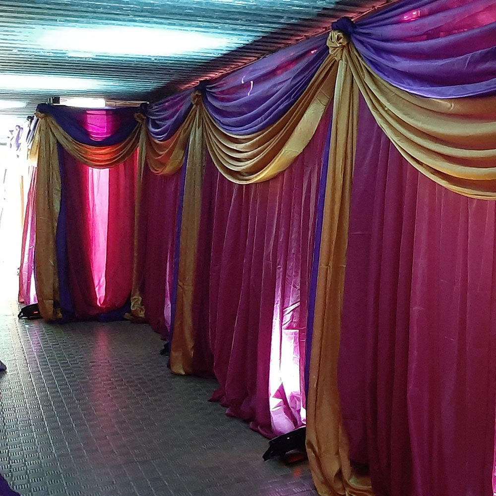 event draping