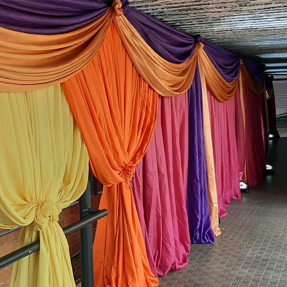 event draping