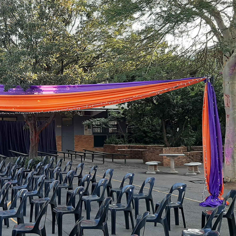 event draping